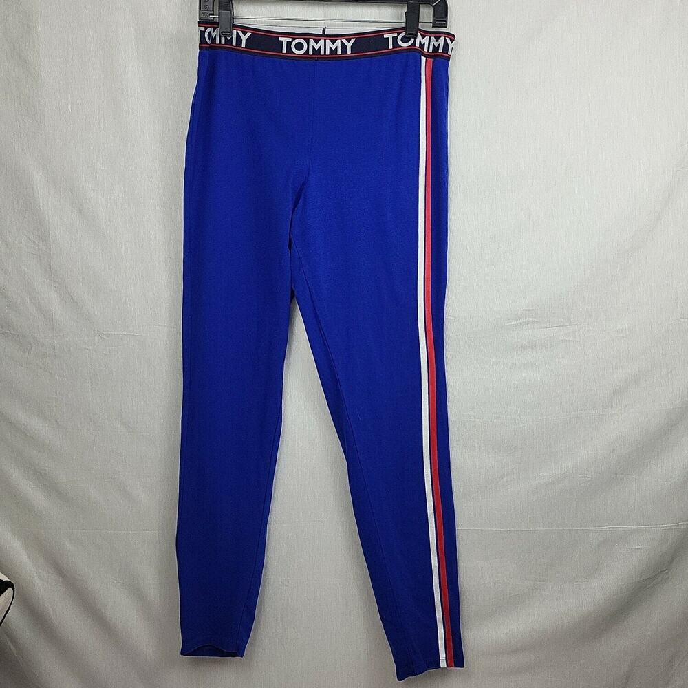 Tommy Hilfiger Womens Blue Comfort Elastic Waist Activewear‎ Pants Size Large